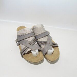Earth Origins Leather Thong Sandals ~ Bosk Brent ~ Pearl Blue NIB Various Sizes